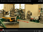 Mills to form metal strip and wire - video