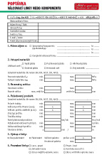 Poptávkový formulář válcovacích linek, profilovacích linek a komponentů