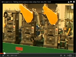 Mills to form metal strip and wire - video